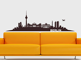 Wandtattoo Skyline Berlin